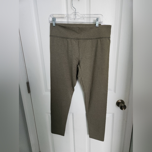 NWT Aerie Olive Heathered Leggings - Picture 3 of 4